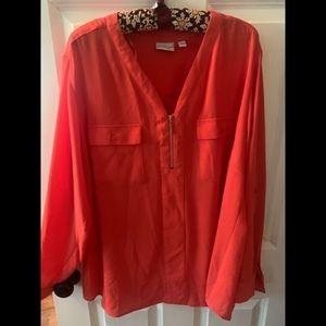 Kim Rogers Curvy Coral Blouse